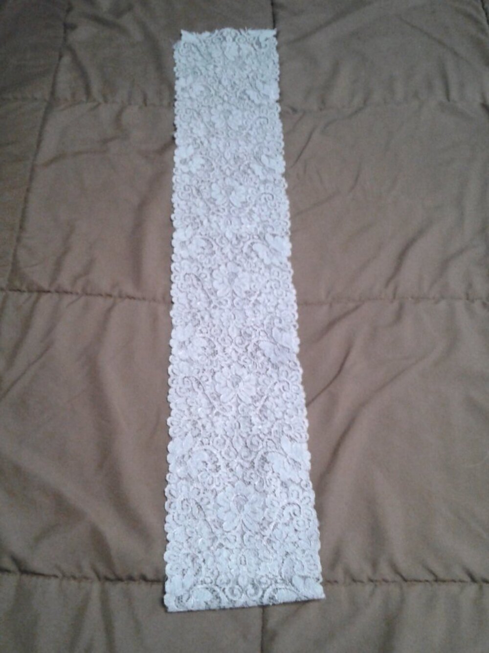 Gray Scarf   4" by 54"